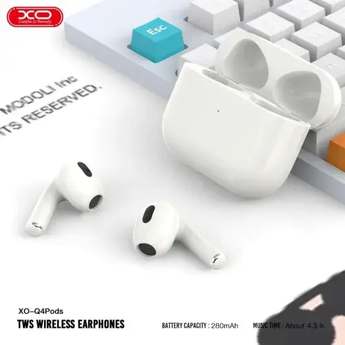 MR4_60113 Навушники бездротові xo q4 pods bluetooth headset, білий XO