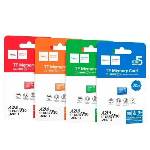 MR4_62052 Карта пам’яті hoco tf ultra-high-speed surveillance camera card 1 (u3, v30, a2), (32gb) HOCO