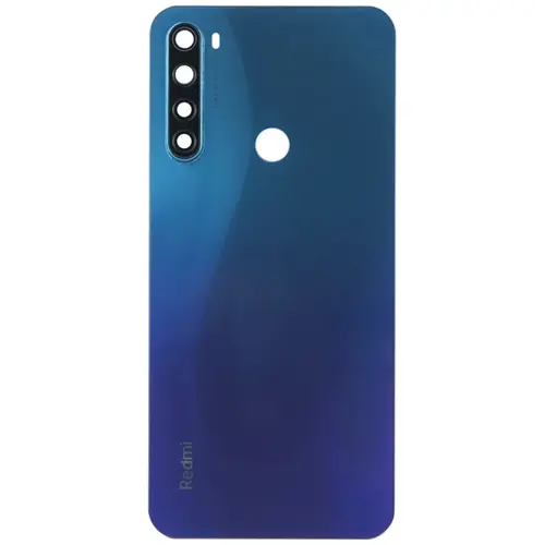 MR1_101743 Задня частина корпусу для redmi note 8 синій (з склом камери) PRC