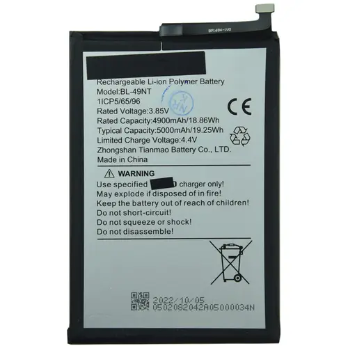 MR1_103349 Акумулятор телефона bl-49nt (5000mah) для tecno pop 7, pop 7 pro, spark go 2023, spark go 2024 PRC
