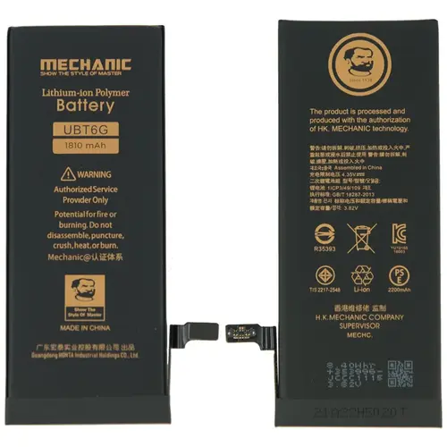 MR1_103581 Акумулятор телефона mechanic для iphone 6 (1810mah) MECHANIC