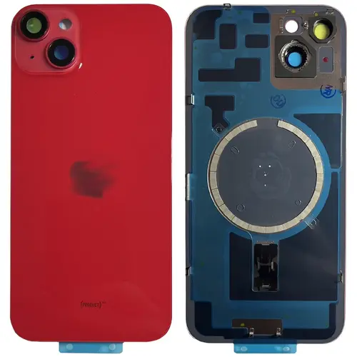 MR1_106911 Задня кришка iphone 14 plus червоний (з рамкою) (prc) PRC