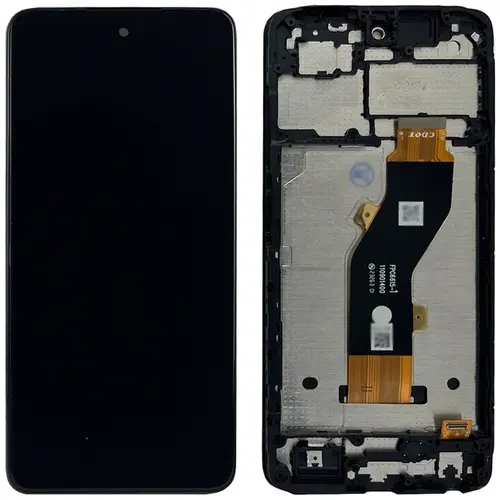 MR1_108752 Дисплей телефона для tecno spark 20c (bg7n) у зборі з frame чорний PRC