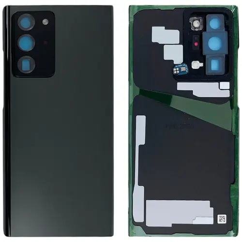 MR1_111091 Задня частина корпусу для samsung galaxy note 20 ultra sm-n985 mystic чорний (з склом камери) PRC