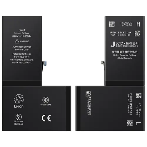 MR1_111484 Акумулятор jcid для iphone x (збільшена ємність 3100mah) JCID