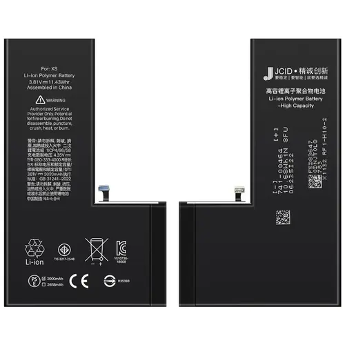 MR1_111485 Акумулятор jcid для iphone xs (збільшена ємність 3020mah) JCID