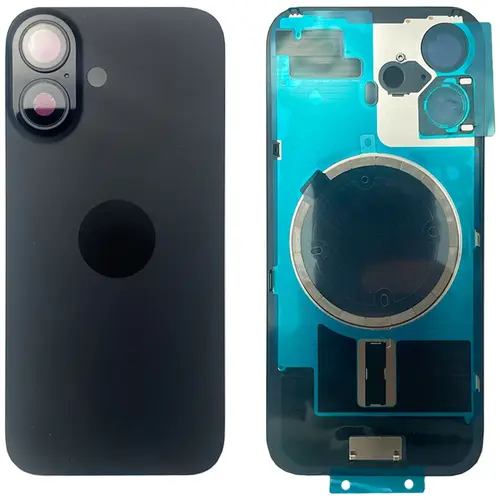 MR1_114412 Задня кришка iphone 17 чорний (з рамкою) (prc) PRC