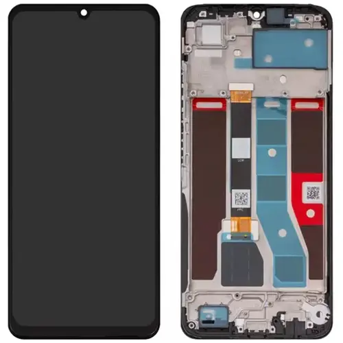 MR1_125957 Дисплей для realme c51 у зборі з frame чорний, op PRC