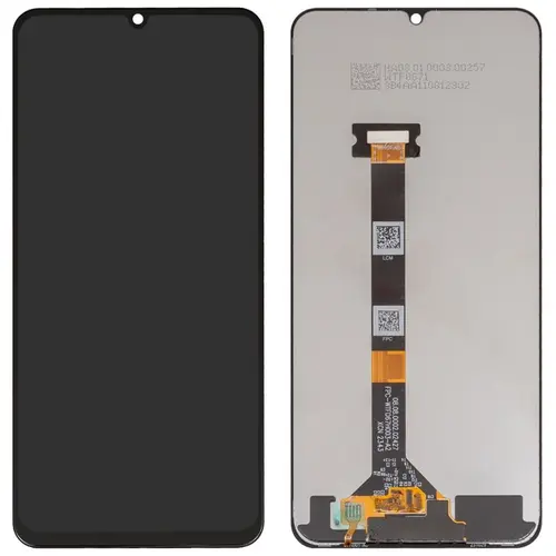 MR1_125958 Дисплей телефона для realme note 50 у зборі чорний, op PRC