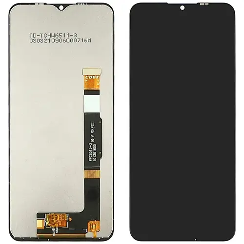 MR1_125970 Дисплей телефона для tcl 30e, tcl 30se (6127a, 6165h) у зборі чорний PRC