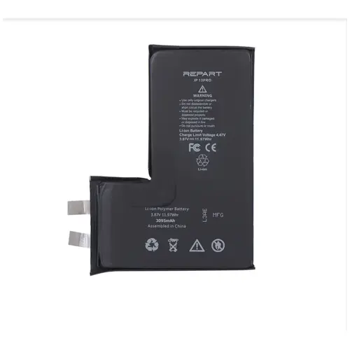 MR1_126186 Акумулятор телефона iphone 13 pro (3095mah) без шлейфу та контролера repart REPART