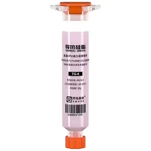 MR1_126768 Термопрокладка рідка amaoe tg-4 thermal silicone 4w, мк (рожева), (30г) AMAOE
