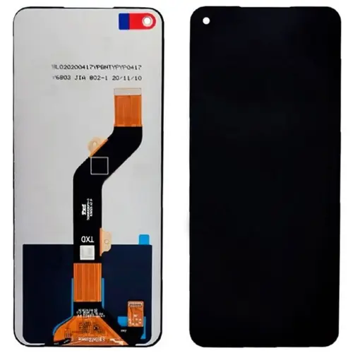 MR1_81827 Дисплей для tecno camon 16, camon 16 se, spark 6, tecno pova (ld7, ld7j) у зборі чорний PRC