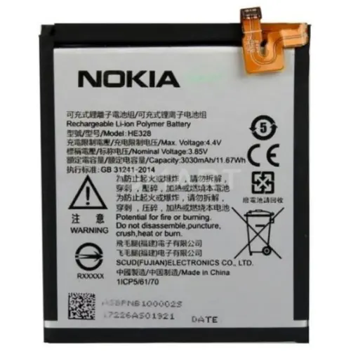 MR1_82550 Акумулятор he328 (3030mah) для nokia 8 dual PRC