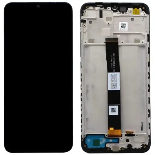 MR1_83414 Дисплей redmi 9a, redmi 9c, redmi 10a, poco c3 у зборі з frame чорний PRC