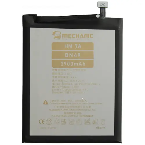 MR1_83749 Акумулятор mechanic bn49 для redmi 7a (3900mah) MECHANIC