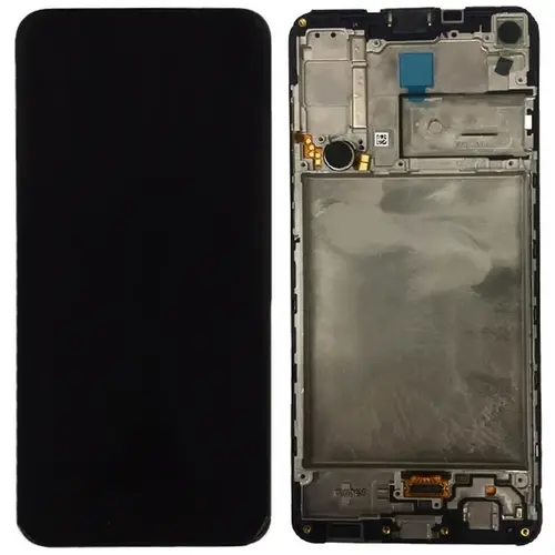 MR1_87718 Дисплей samsung galaxy a21s sm-a217 (prc), сервісний оригінал з frame чорний SAMSUNG