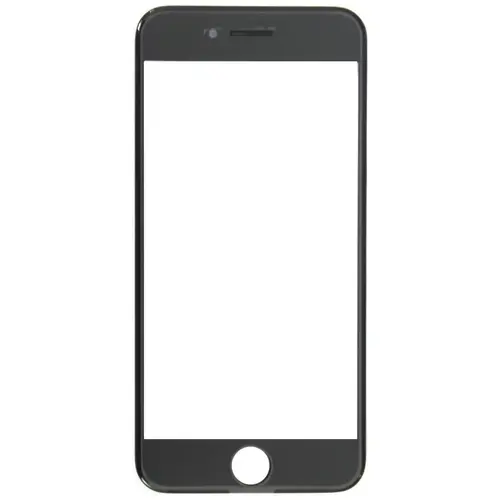 MR1_88288 Скло дисплея для переклеювання iphone 8, se (2020), (4.7) з рамкою та oca чорний PRC