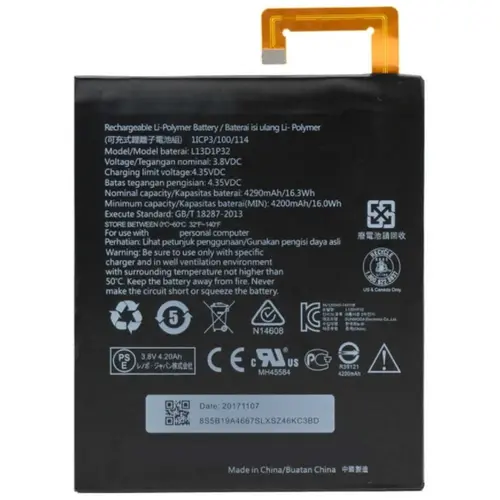 MR1_92488 Акумулятор планшета l13d1p32 (4200-4290mah) для lenovo ideatab a5500, a8-50 PRC