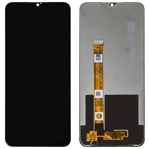 MR1_95526 Дисплей realme 5, realme 5i, realme 6i, realme c3 у зборі чорний (prc) OPPO