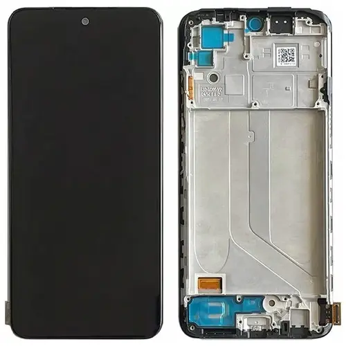 MR1_99683 Дисплей для redmi note 10, note 10s, poco m5s oled з frame чорний PRC