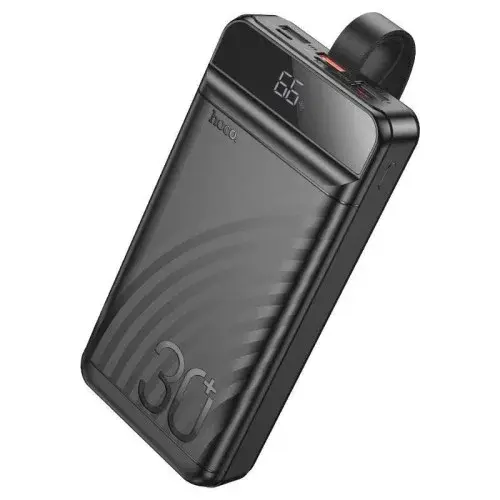 MR4_29836 Зовнішній акумулятор power bank hoco j123b element 22.5w+pd20w fully compatible with lcd and led-lamp 30000mah, чорний HOCO
