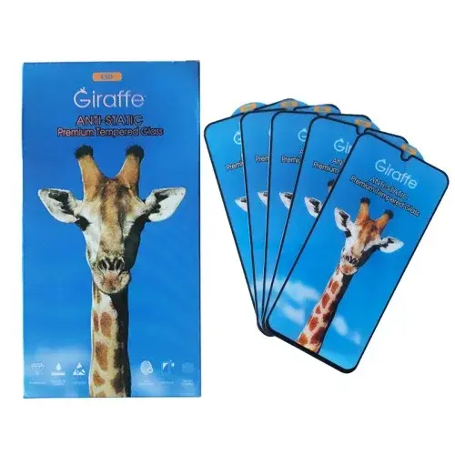 MR4_39334 Захисне скло giraffe anti-static glass для samsung a22 4g (a225), чорний, (тех. пак), (5 шт.) PRC