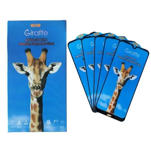 MR4_39378 Захисне скло giraffe anti-static glass для redmi note 8t, чорний, (тех. пак), (5 шт.) PRC