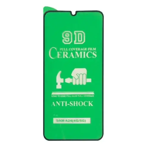 MR4_51027 Захисне скло ceramic для samsung a15, a25, m15, чорний (тех. пак) PRC