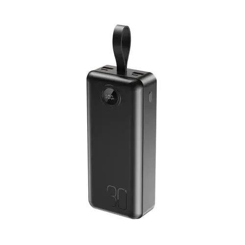 MR4_54848 Зовнішній акумулятор power bank xo pr240 type-c 20w, usb-a 22.5w fully 30000mah, чорний XO