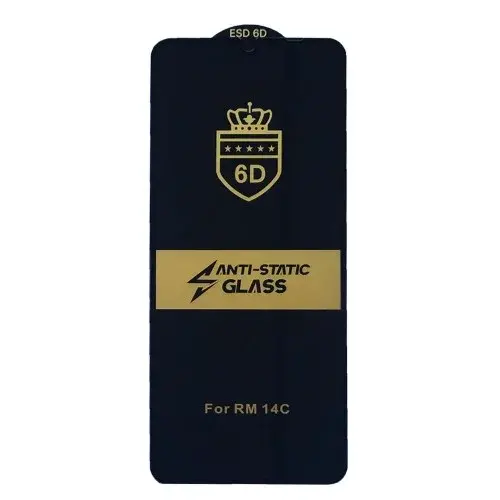 MR4_55224 Захисне скло 6d anti-static для redmi 14c, a3 pro, a4, a5 4g, poco c75, (тех. пак) PRC