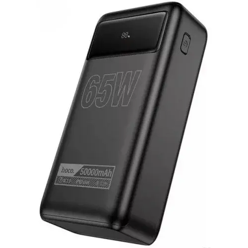 MR4_57122 Зовнішній акумулятор power bank hoco db81a apollo pd65w fully compatible power bank 50000mah, чорний HOCO