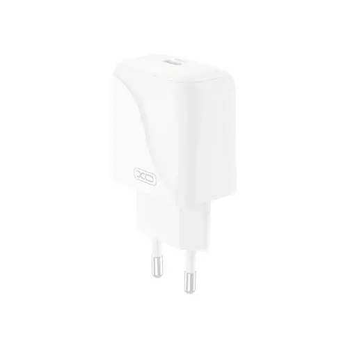 MR4_57271 Мережевий зарядний пристрій xo l141 20w single type-c fast charger, білий XO