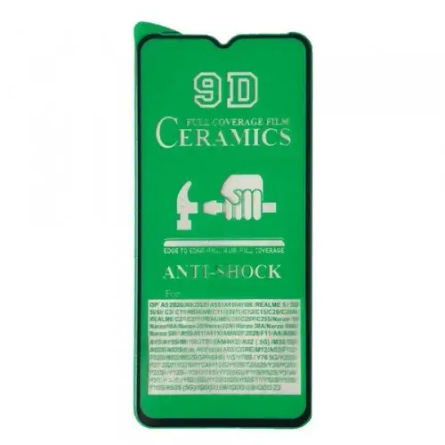 MR4_58925 Захисне скло ceramic для oppo a55, чорний (тех. пак) PRC