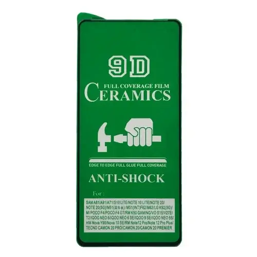 MR4_58926 Захисне скло ceramic для oppo a76, чорний (тех. пак) PRC