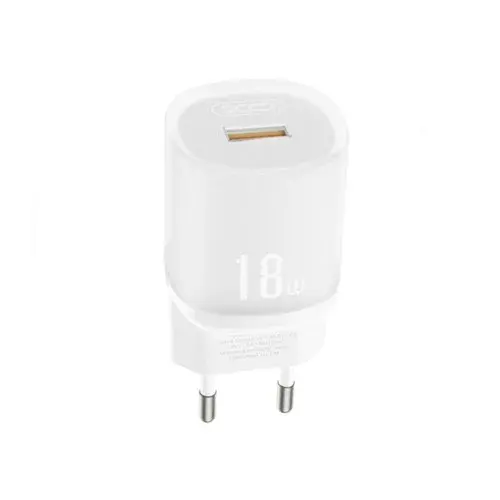 MR4_60189 Мережевий зарядний пристрій xo l157 1usb qc3.0 18w charger, білий XO