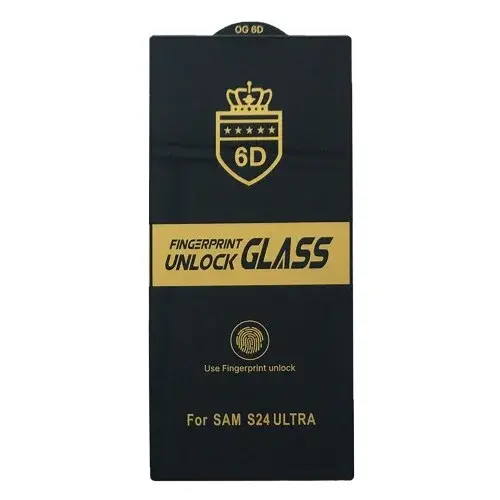MR4_125493 Захисне скло 6d anti-static для samsung s24 ultra, чорний (тех. пак) PRC