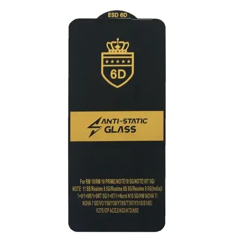 MR4_135480 Захисне скло 6d anti-static для redmi 10, чорний (тех. пак) PRC
