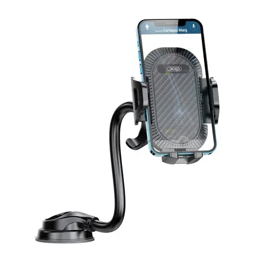 MR4_140438 Автотримач xo c85 car hose suction cup mobile phone holder, чорний XO