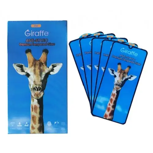 MR4_146259 Захисне скло giraffe anti-static glass для redmi 15c 4g, 5g (173 mm), чорний, (тех. пак), (5 шт.) PRC