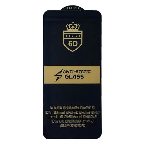 MR4_146276 Захисне скло 6d anti-static для oppo a52, a72, чорний (тех. пак) PRC