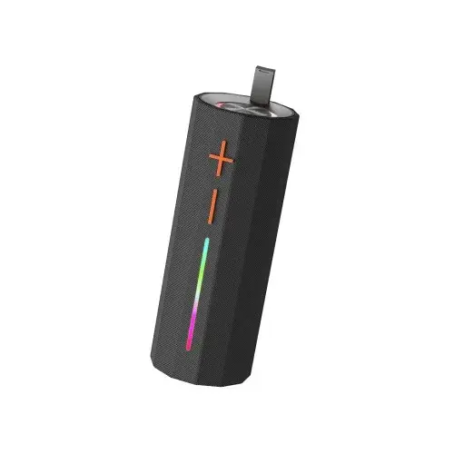 MR4_147333 Акустична система xo f71 hidden carrying handle cylinder led dazzle speaker, чорний XO