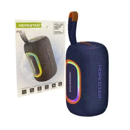 MR4_152202 Колонка акустична bluetooth hopestar p65 led 20w dark синій HOPESTAR