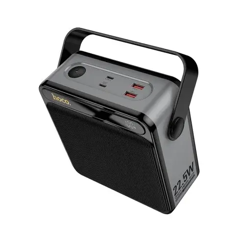 MR4_152211 Зовнішній акумулятор power bank hoco j161 power 22.5w+pd20w fully compatible power bank with lighting 80000mah, чорний HOCO