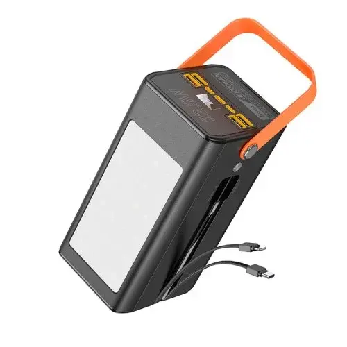 MR4_152212 Зовнішній акумулятор power bank hoco db49 action 22.5w fully compatible 100000mah, чорний HOCO