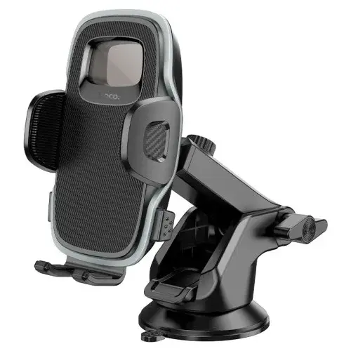 MR4_152425 Автотримач hoco h15 fair push-type car holder (центральна панель), чорний HOCO