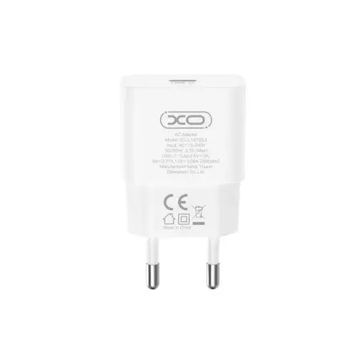 MR4_152946 Мережевий зарядний пристрій xo l167 (eu) 25w type-c fast charger, білий XO