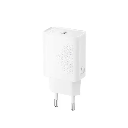 MR4_152952 Мережевий зарядний пристрій xo l160 (eu) 20w 1type-c fast charger, білий XO
