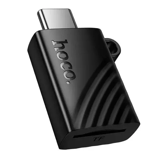 MR4_153054 Перехідник hoco hb53 type-c mini tf card reader 2.0, чорний HOCO