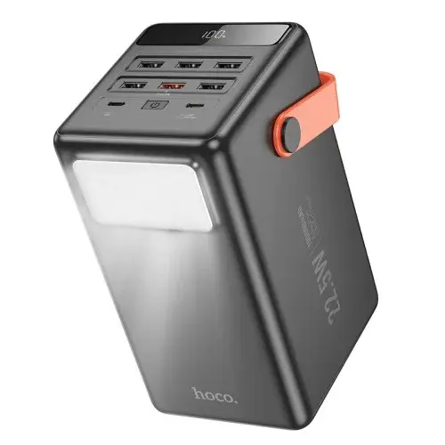 MR4_153084 Зовнішній акумулятор power bank hoco j142 surpass 22.5w+pd20w fully compatible power bank 100000mah, чорний HOCO